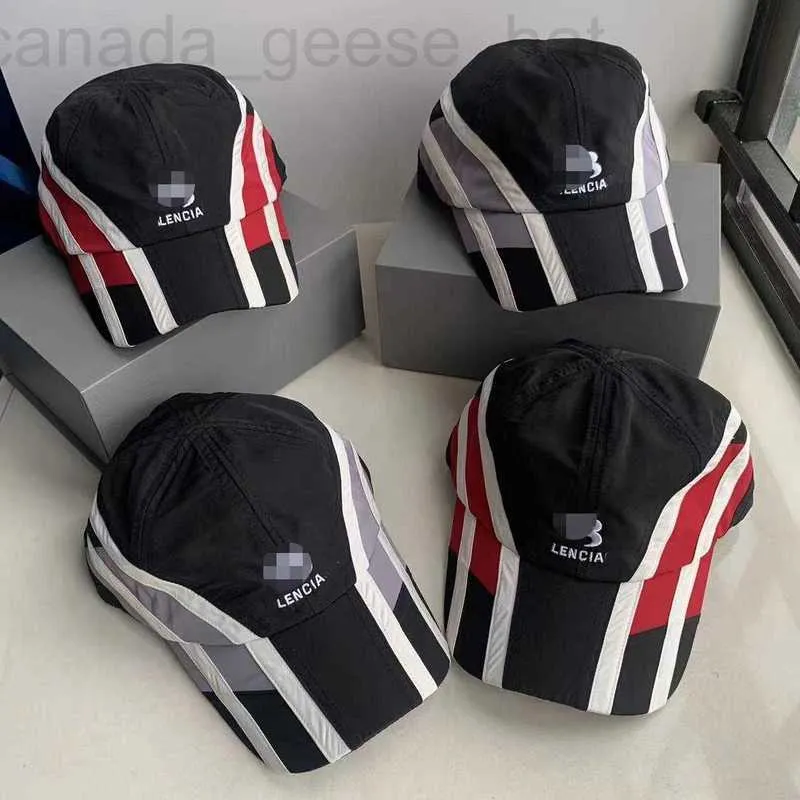 Ball Caps designer luxury 23 New B Black and Red Spliced Letter Embroidered Men's Women's Fashion Baseball Hat Sun Visor 1DOG