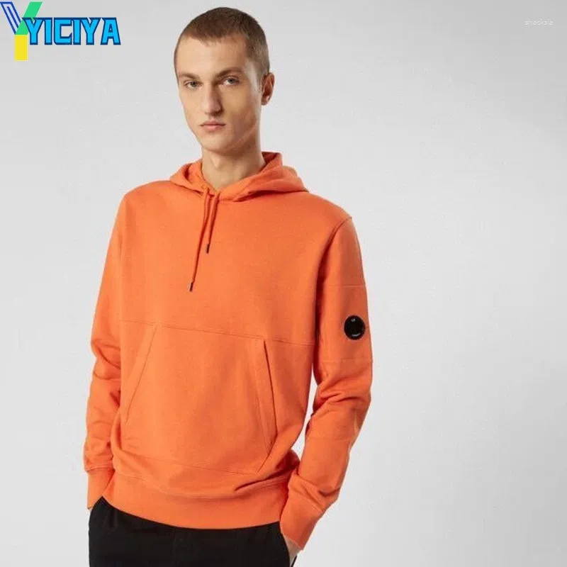 Kadın Hoodies Yiciya Hoodie Cp Marka Sweatshirt Yan Fermuar Lüks Yüksek Kaliteli Bluz Sweatshirts Kış Uzun Kollu Kazak 2024 Kadın