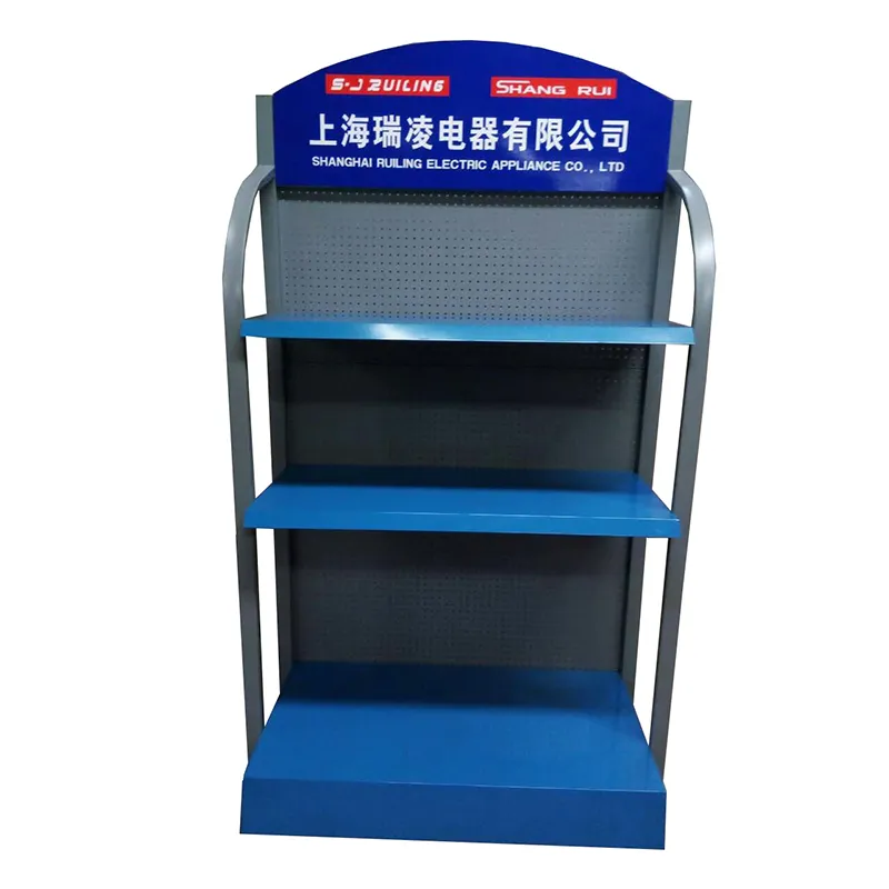 customized Garage Shop Engine Oil Rack Lubricant Promotion 4 Lays Steel Shelf Retail Motor