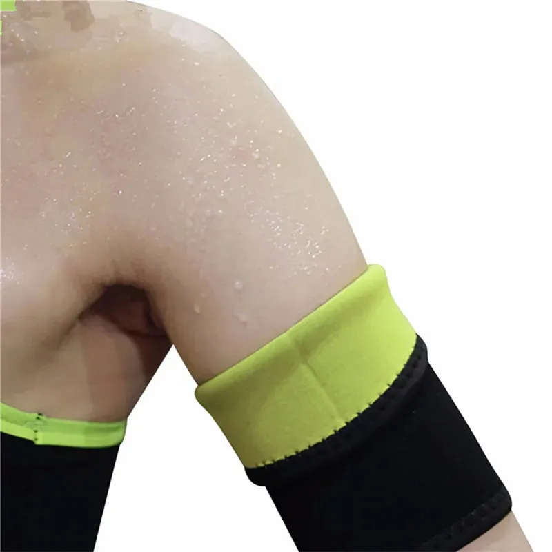 Womens Sweat Shaper Arm Trimmers Cellulite Slimming Wrap Belt With Sleeves  For Weight Loss From Yujia07, $8.85