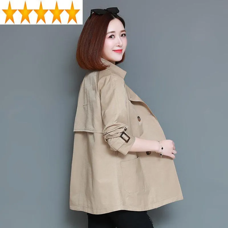 Women's Jackets For 2023 Trench Coat Spring Autumn Clothes Women Coats Elegant Korean Windbreaker Manteau Femme KJ5991