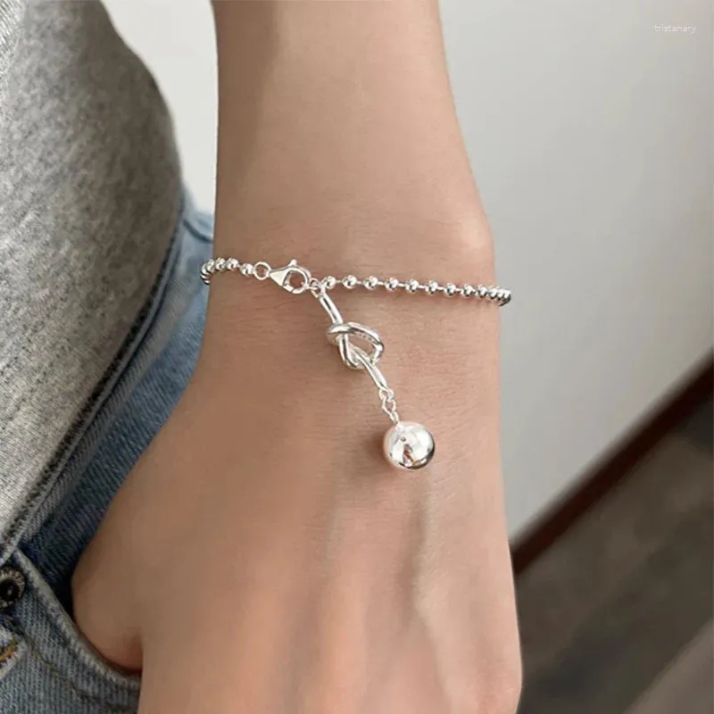Link Bracelets Linia skrzyżowana geometryczna bransoletka dla kobiet dla kobiet Minimalistyczna modna modna klasyczna rocznica biżuterii