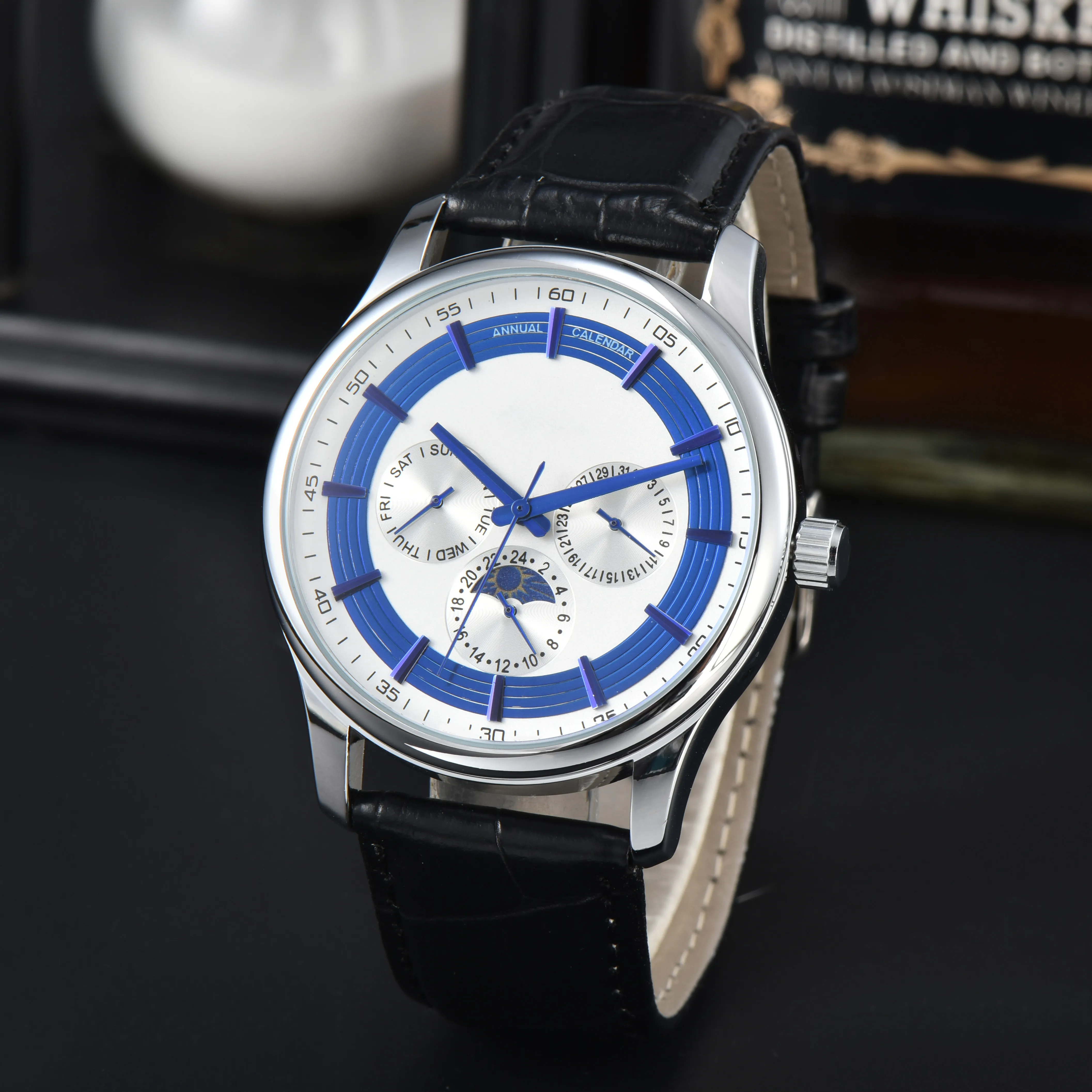 2023 2024 Mens Watch Omeg Quartz Timing Code VKmovement Designer