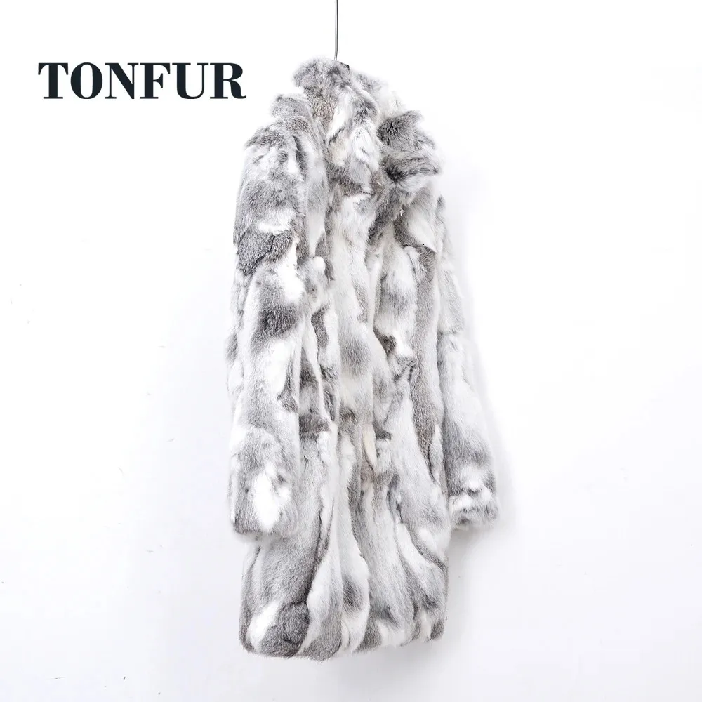 Women's Fur Faux Fur Arrival Standard Collar Vintage Customize Real Whole Rabbit Fur Coat For Women Female M-5XL Mandarin Collar Jacket WSR257 231121