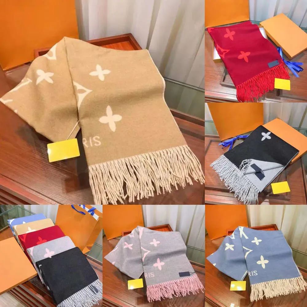 Classic Wool Scarves Designer Cashmere Scarf Winter Men's and Women's Long Scarf Printed Letter Scarf Cape 5 Colors G2311289PE