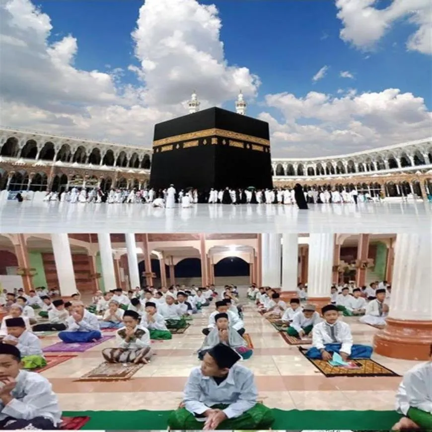 Teppiche 2022 Eid Al-Fitr Dekoration Muslimische Gebetsdecke Islamische Anbetungsmatte Home Carpet296S