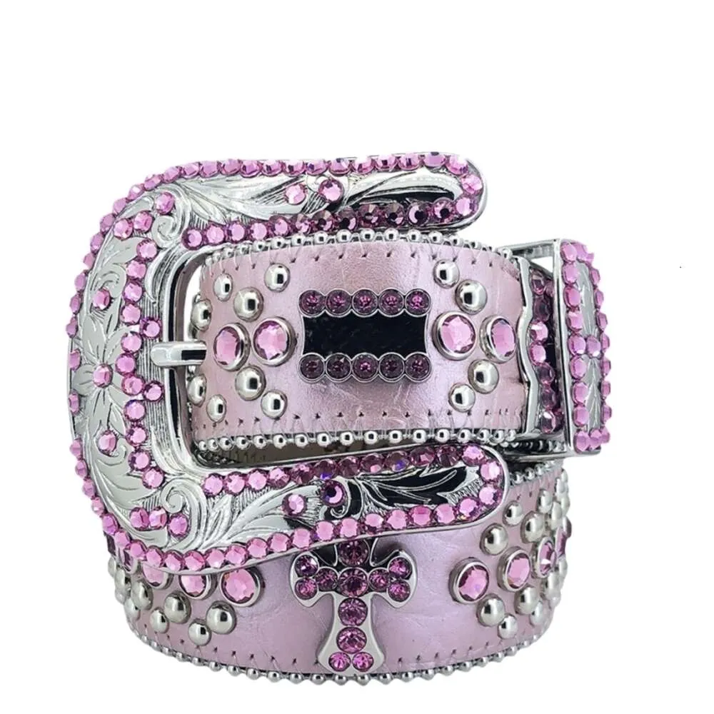 Bb Simon Cinturones Cinturón de diseñador de lujo de alta calidad Cinturón de diamantes de imitación clásico KOR OWEN Cinturones de diseñador de diamantes de imitación ostentosos como regalo de cumpleaños BOLSOS Cross RICK