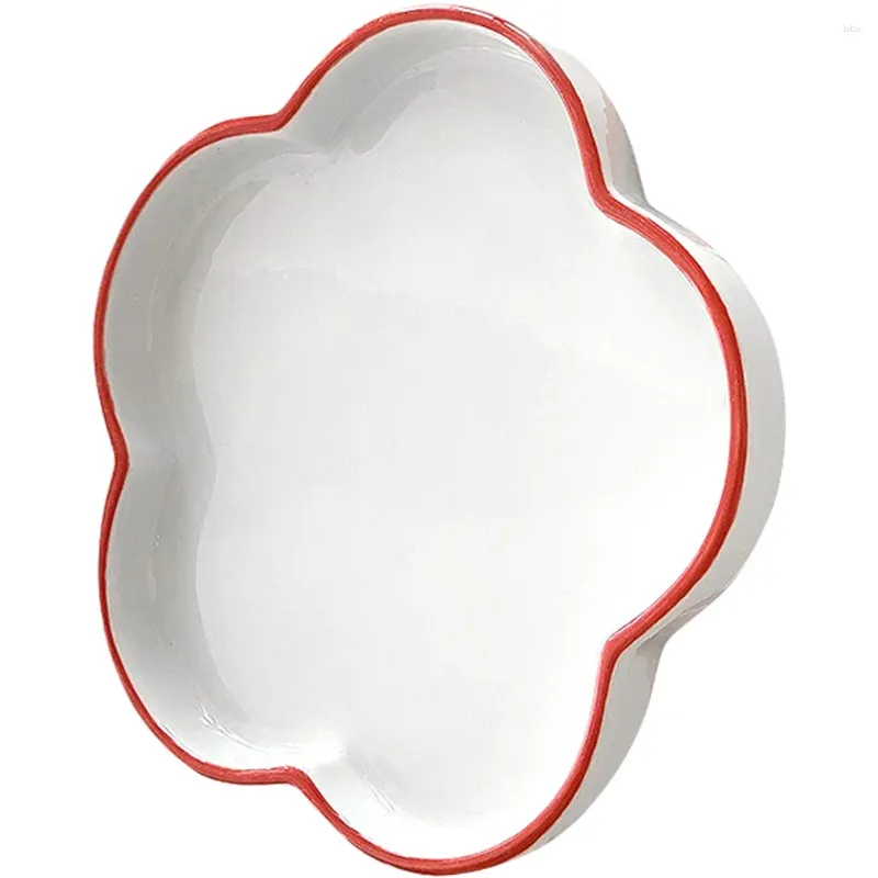 Sacchetti per gioielli Piatto in ceramica Vassoio per dessert Simpatico supporto in ceramica Gingillo decorativo