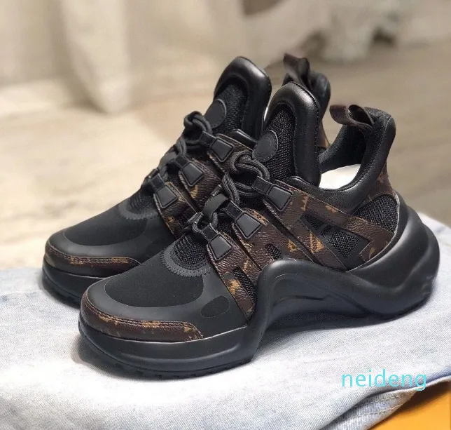 Wholesale Designer Leather Flower Sports Shoes Breathable