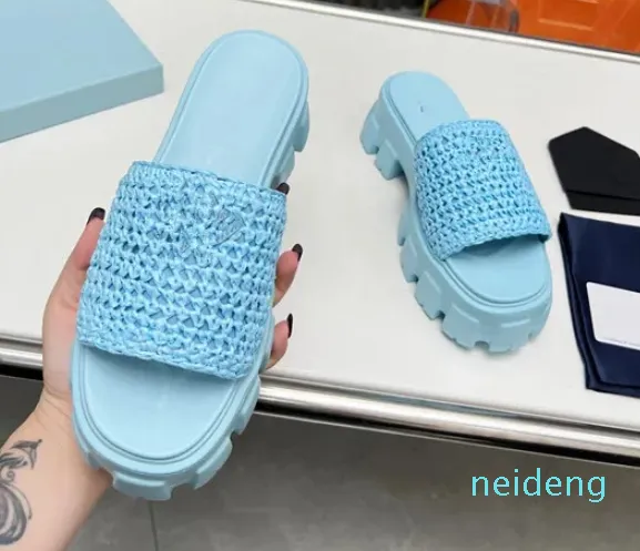 Luksusowa marka Sandałów Sandały Projektowniki Slajdy Kwiat Brocade oryginalne skórzane klapki butów kobiet sandał bez wysiłku