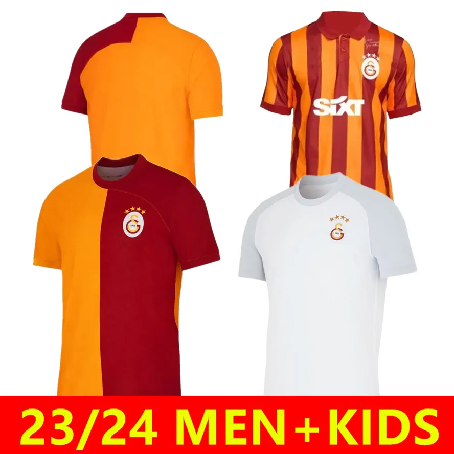 2023 2024 ICARDI GALATASARAY HOME HOME AWAY 셔츠 ZIYECH 축구 유니폼 23/24 MERTENS MATA 남자 축구 셔츠