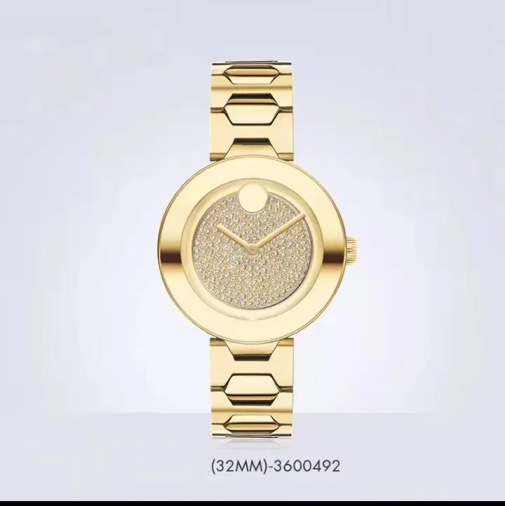 Women Luxury Designer Watch Swiss Movement Women watches Crystal Glass Set with Diamonds 316L Stainless Steel Dial Strap watchs