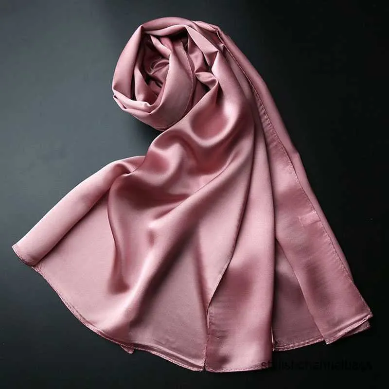 Sarongs Pure Mulberry Silk Scarf Soft Long Silk Scarf For Ladies Silk Shawls Quality Silk Scarf For Girls Women