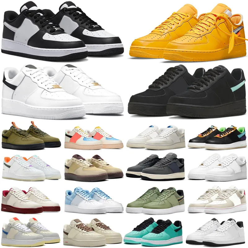 2024 Białe małe męskie buty do biegania cień Black Frost Pale Kości słoniowej pastel OG klasyczny Triple Beige Men Trainers Sports Sneakers Platform 36-45