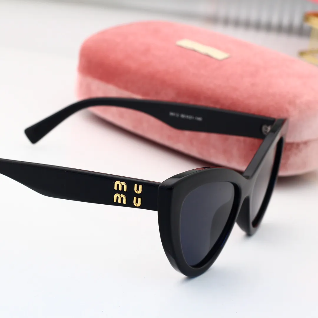 Sonnenbrille für Damen, modisch, für Damen, Designer, klassisch, MU, Cat-Eye-Sonnenbrille, ovales Design, für den Außenbereich, Tra Sun