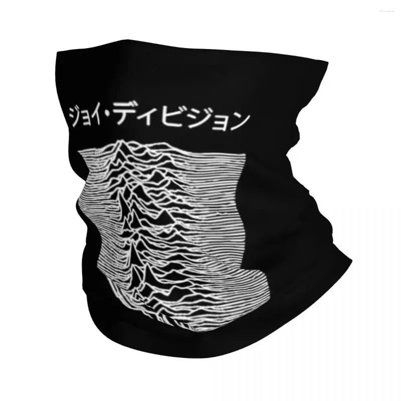 Halsdukar Joy Division Okänd nöjen Bandana Neck Cover Printed Magic Scarf Multifunktion Facemask Outdoor Sports Unisex Hela säsongen