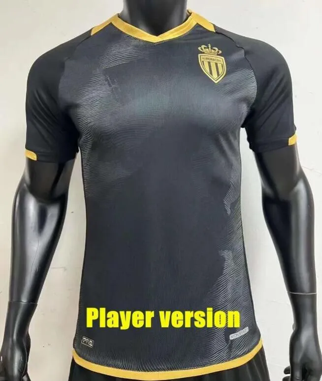 MonAcO Yupoo Jersey Soccer Kids Kit Player Version 2023 2024 Home
