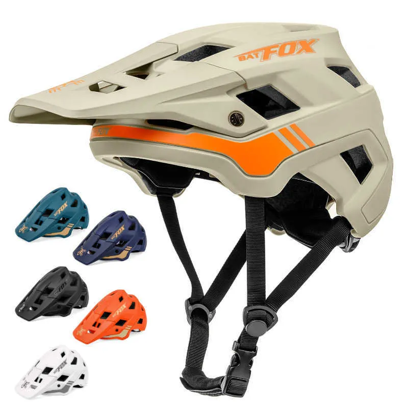 Cycling Helmets BATFOX LA303 Bike Helmet Cycling Mountain Road Bicycle Lightweight Safety Protection For Adult Head Size 5662cm Adjustable J230422