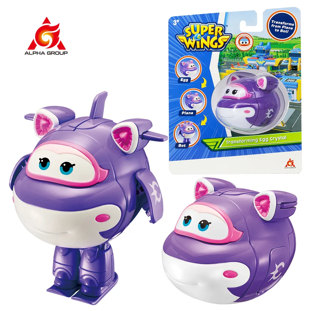 Action Toy Figures Super Wings Transformering Egg 3 Former Roboter Planen Transformering Deformation Airplan Robot Action Figures For Kis Toys 230422