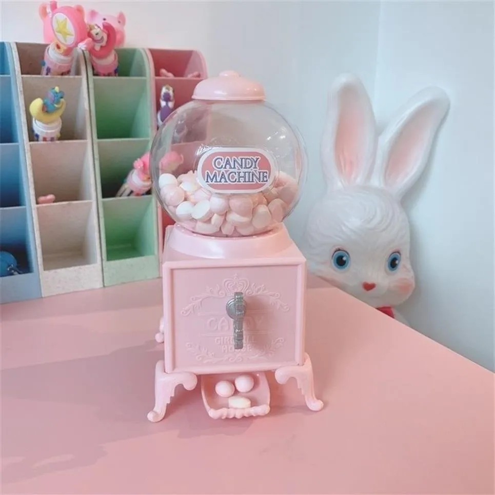Söt godisbox ED Candy Machine Piggy Bank Candy Box Small Sweets Dispenser Candies Storage Container 3DCXH23 201125299R