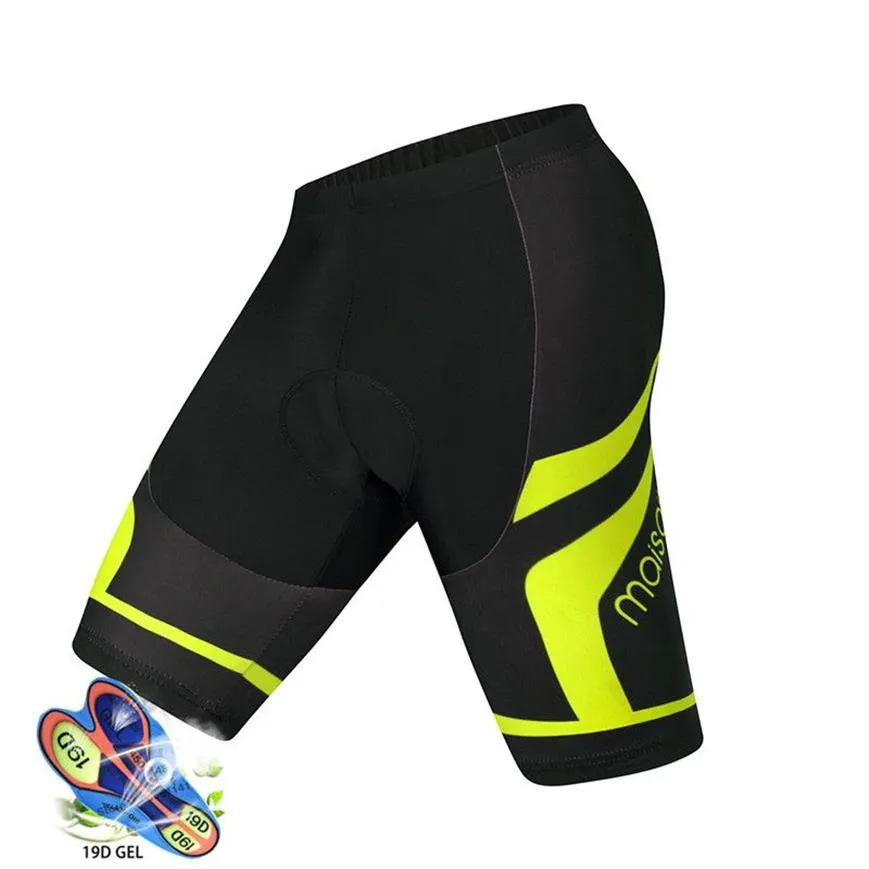 Summer Cycling Shorts Men Breathable Mountain 19D Anti Slip Padded Gel Bicycle Shockproof Short Pants Ciclismo road bike shorts228W