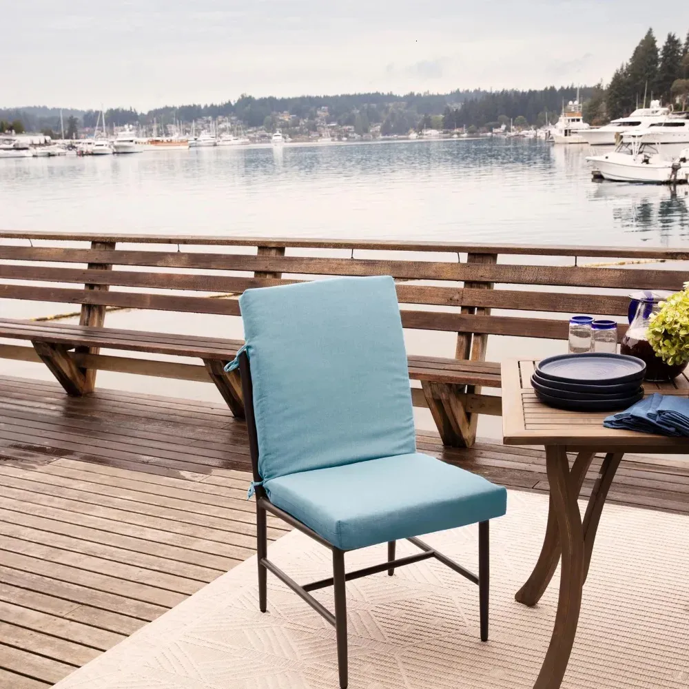 Arden Selections Oceantex Outdoor Chair Cushion 20 X 20 Sky Blue 231122 3 122 DHgate