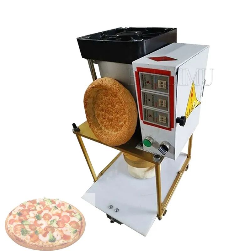 LEWIAO Pressatrice pneumatica per pasta per pizza Tortilla Pie Press Maker Macchina per pressa per pane Pita Macchina per rulli a base di pizza