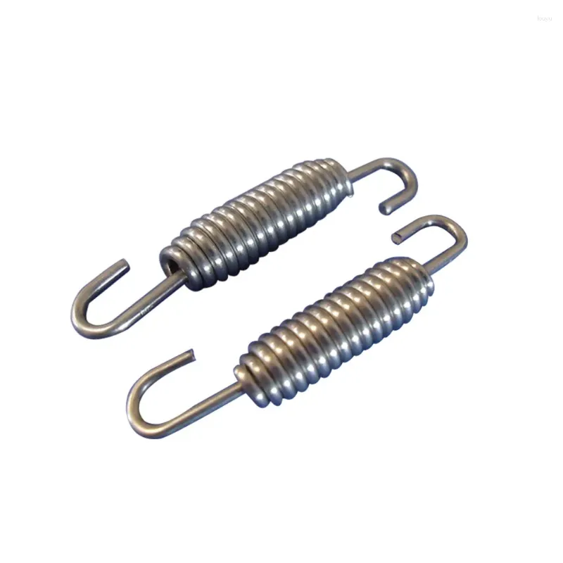 2 pcs tubo collettore in acciaio inossidabile moto moto motociclista di scarico durevole sostituzione parti universali espansioni pratiche