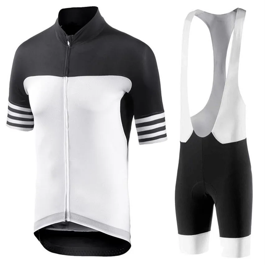 Mężczyźni czarno-białe koszulka rowerowa set 2022 Maillot Ciclismo Rower Ubrania rowerowe rowerowe ubrania rowerowe