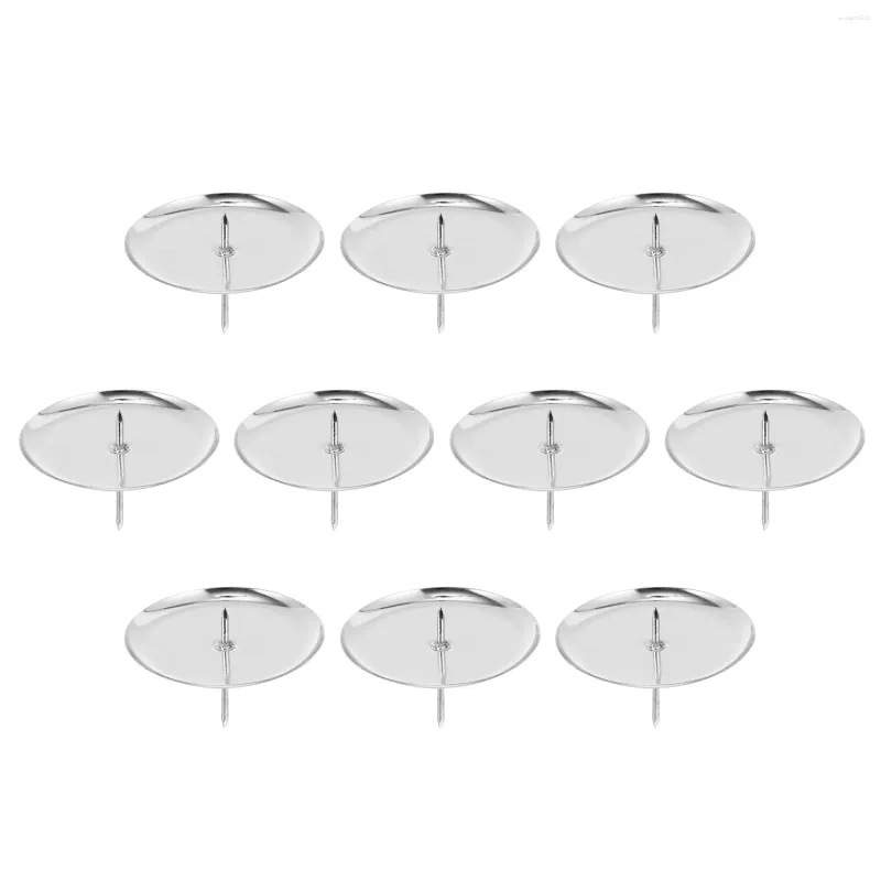 Bougeoirs 10 pièces support maison chandelier fer artisanat rond table de mariage décoration petite guirlande simple