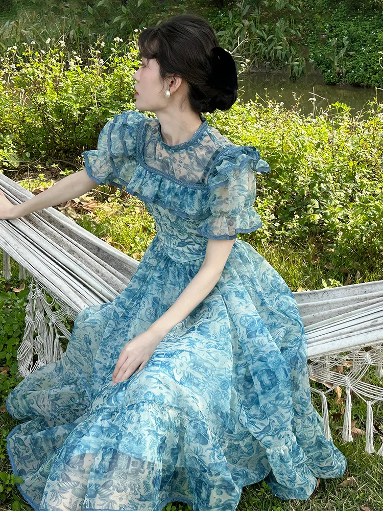 white christmas dresses LA Cotton Gauze Dress main image 0