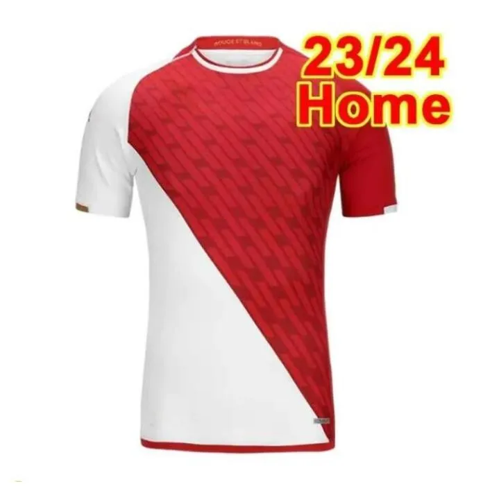 MonAcO Yupoo Jersey Soccer Kids Kit Player Version 2023 2024 Home