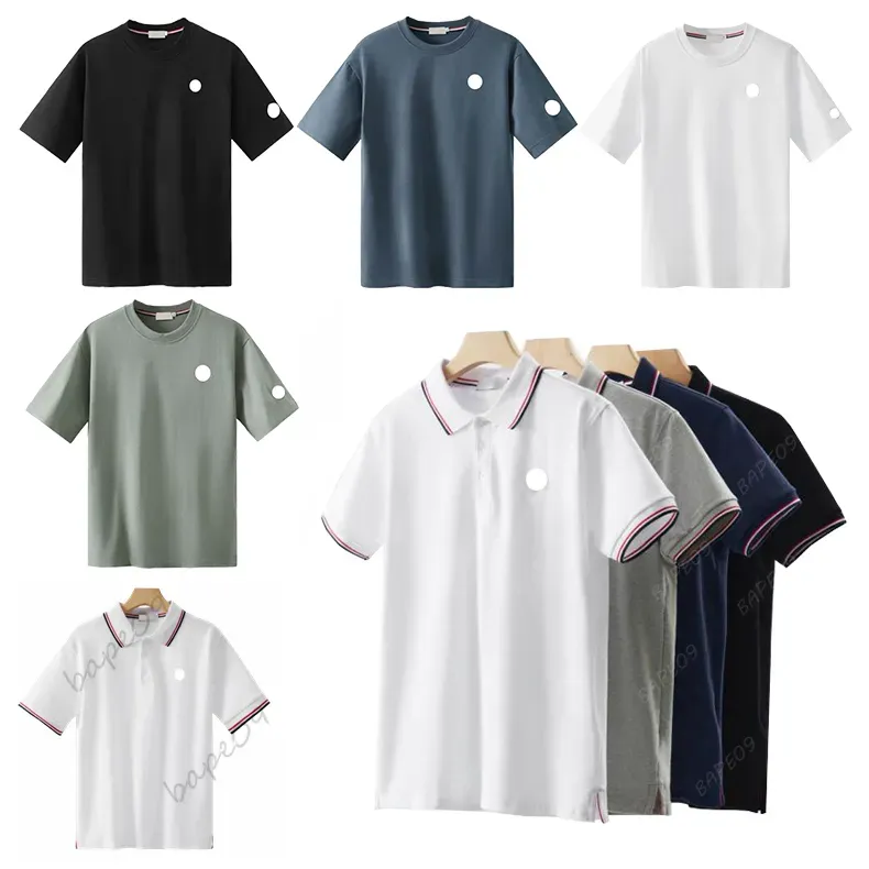 Mens Polos Designer Camisa Polo Camisa De Verão Bordado Manga Curta