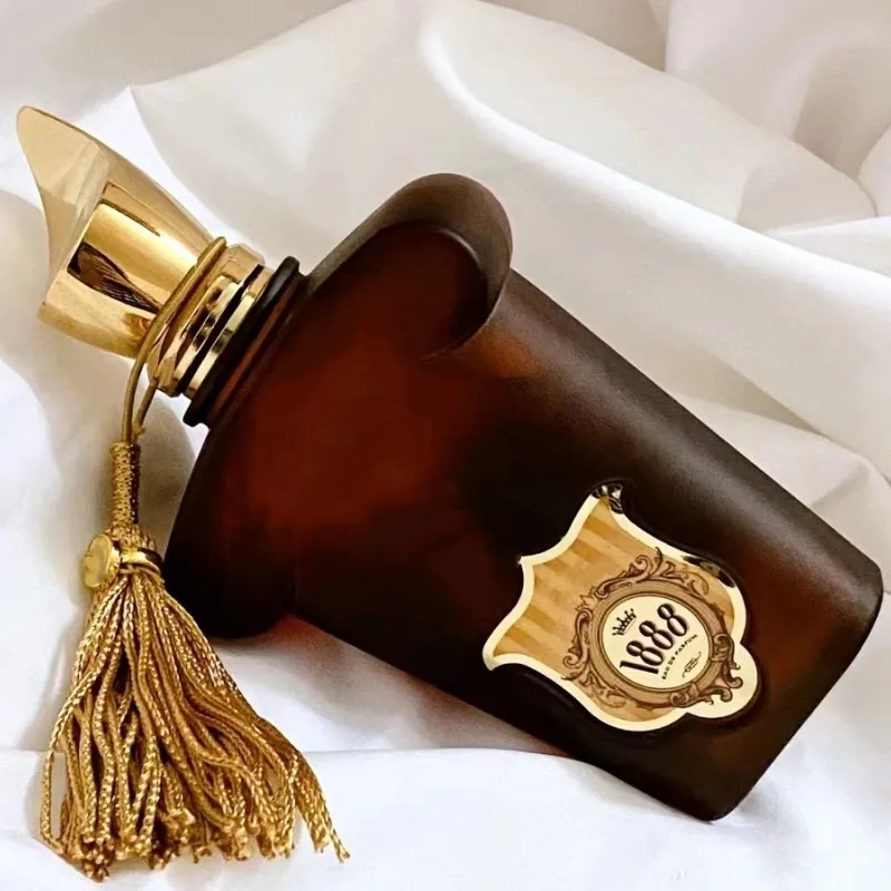 عطر العلامة التجارية للأزياء للرجال نساء 1888 EDP طويل الأمد تاريخ الرائحة الطازجة هدية لطيفة رائحة كولونيا طبيعية