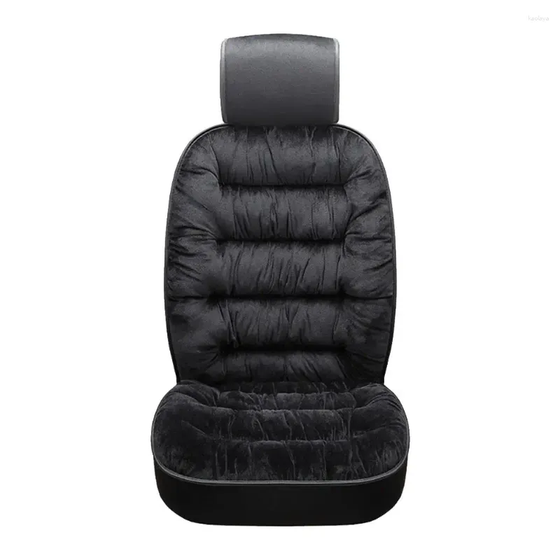 Car Seat Covers Plush Cushion Cover Winter Warm Universal Front Chair Breathable Pad For Vehicle