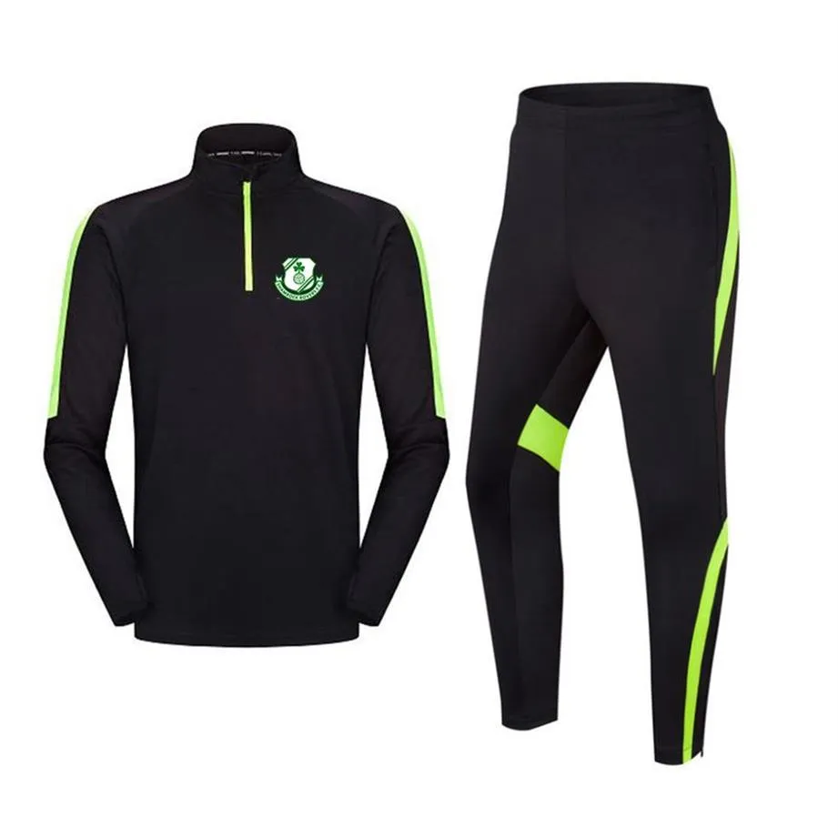 Shamrock Rovers Football Club Men's Tracksuit Soccer Jacket Leisure Training passar vuxna barn utomhus sportkläder jogging hiki247q