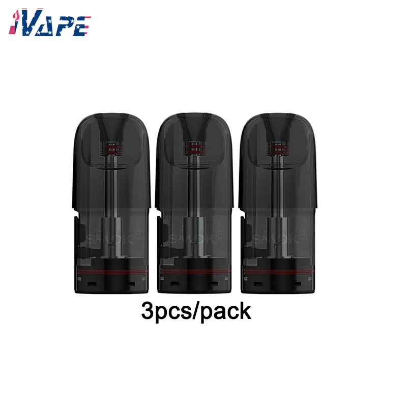 SMOK Solus 2 Pod-Kartusche, vernetzte 0,9-Ohm-Spule, integrierte Ersatzkartusche für Solus 2 Vape Pod Kit, 3 Stück/Packung