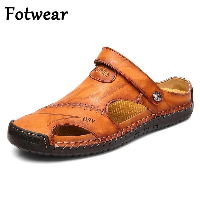 Sandali da uomo di marca Beach Big Size 3848 Designer romano classico Scivoli estivi traspiranti Pantofole da uomo antiscivolo all'aperto 230421