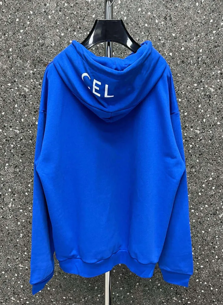 Hommes bleus sweats à capuche pour femmes pull à capuche pull ample rue mode lettre design Simple
