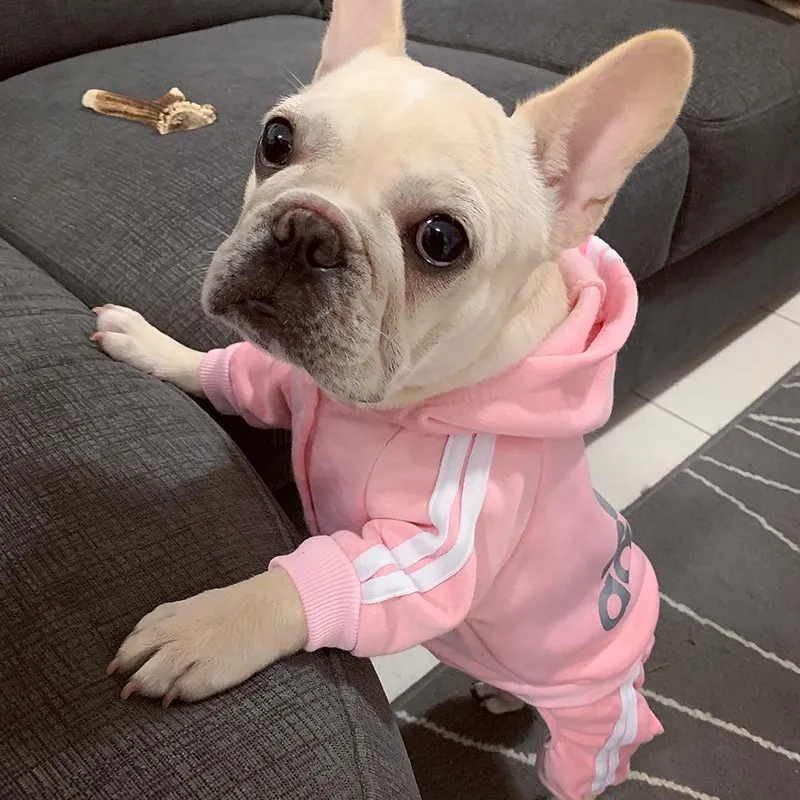 Hundkläder Pet Clothes French Bulldog Puppy Costume Jumpsuit Chihuahua Pug S S kläder för små medium S Drop 230422