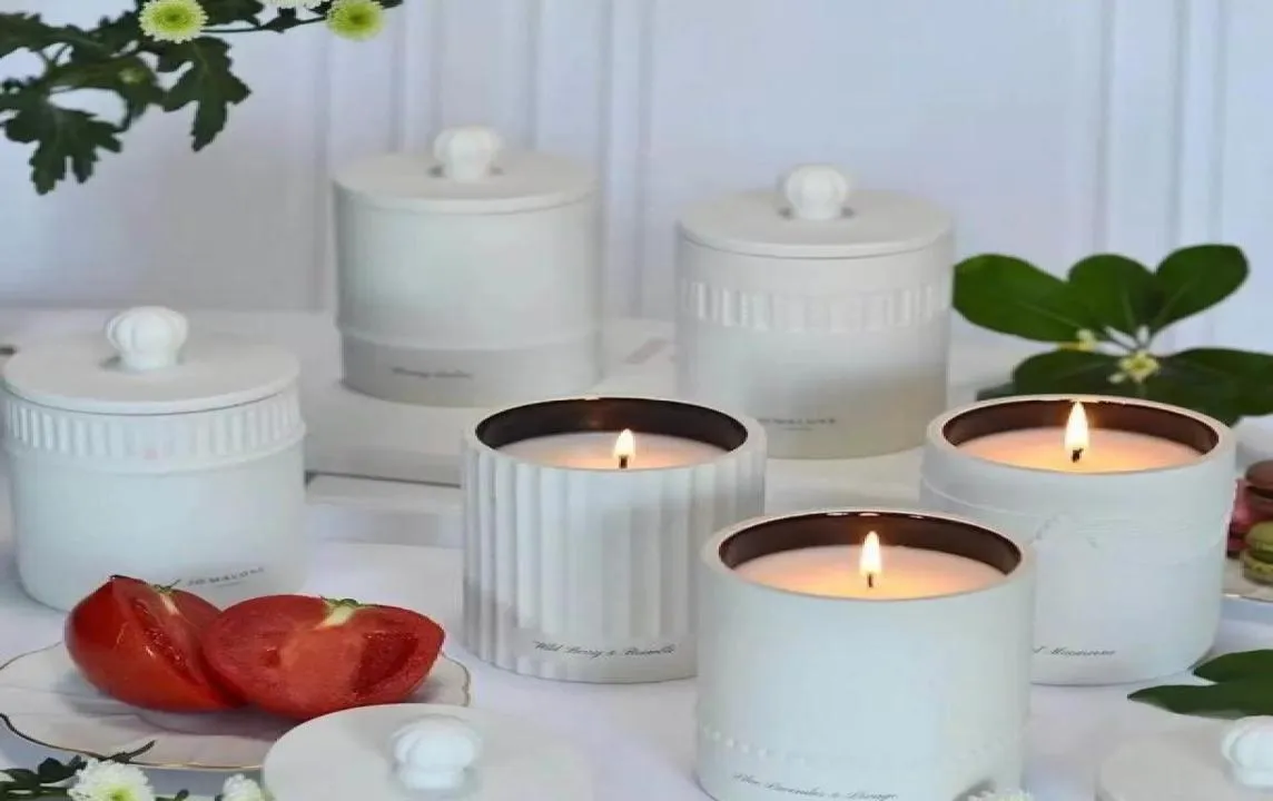 Jo Candle 300 г Ароматическая свеча Буж Парфюм Зеленый томатная лоза Дикие ягоды Свежий инжир Сирень Лаванда Аромат Духи Ладан Воск Длительный запах 6425040