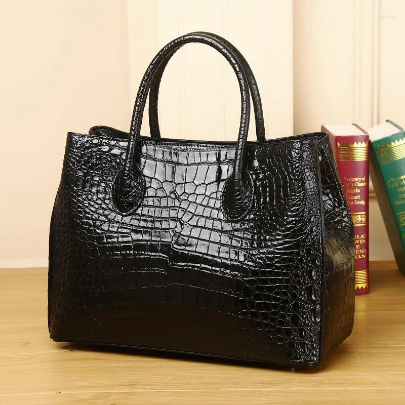 Evening Bags Luxury Femme Crossbody Crocodile Belly Handbags For Women Handbag Large Capacity Tote Bag Shoulder Sac Fashion Women's