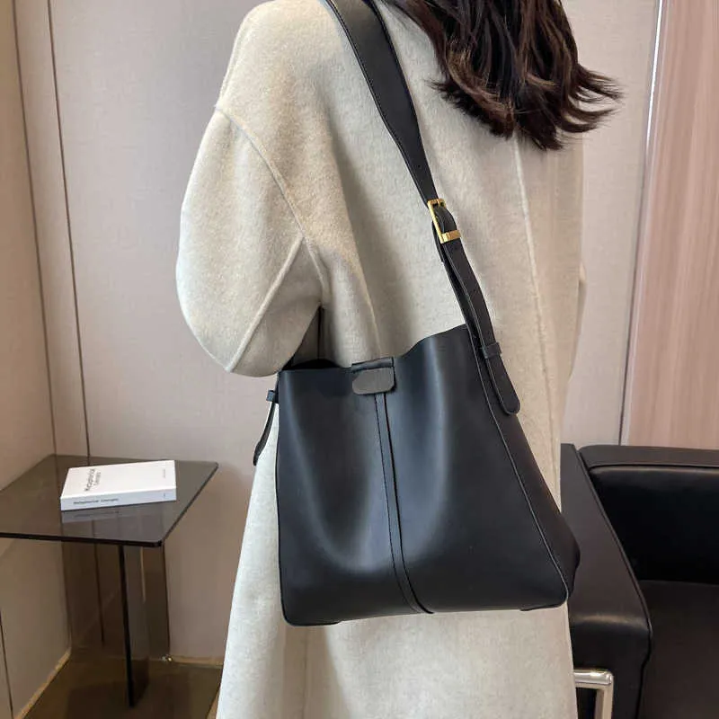 Evening Bags Jin YIde Bucket Bags for Women 2023 Fashion Tends PU Leather Shoulder Side Bag Female Solid Color Handbags and Purses Travel Sac