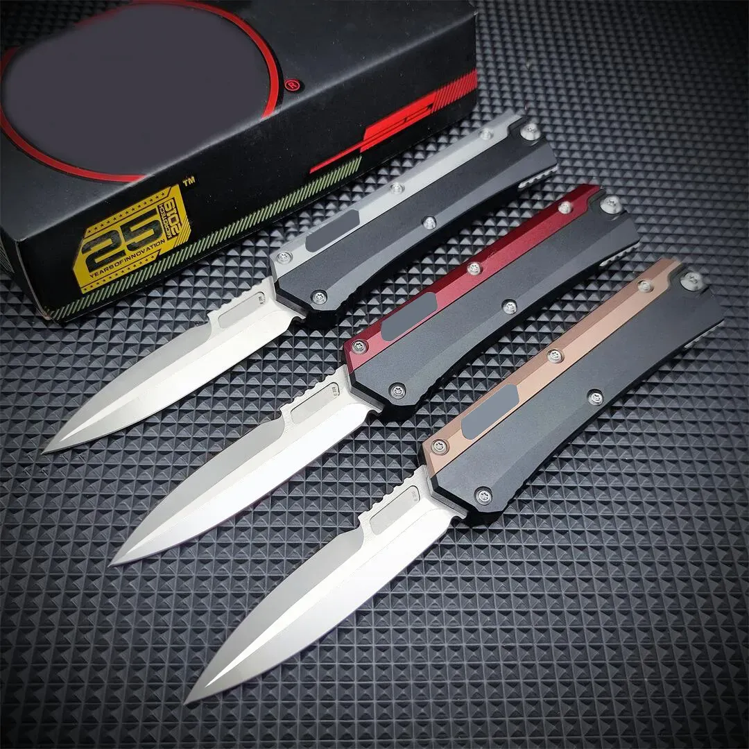 3 Models Microt AUTO Pocket Knives UT184-10S Signature Series Knife Double Action Automatic Knife Outdoor Camp Hunt Tactical EDC Tools BM 3300 3310 3400 940 9400 5370
