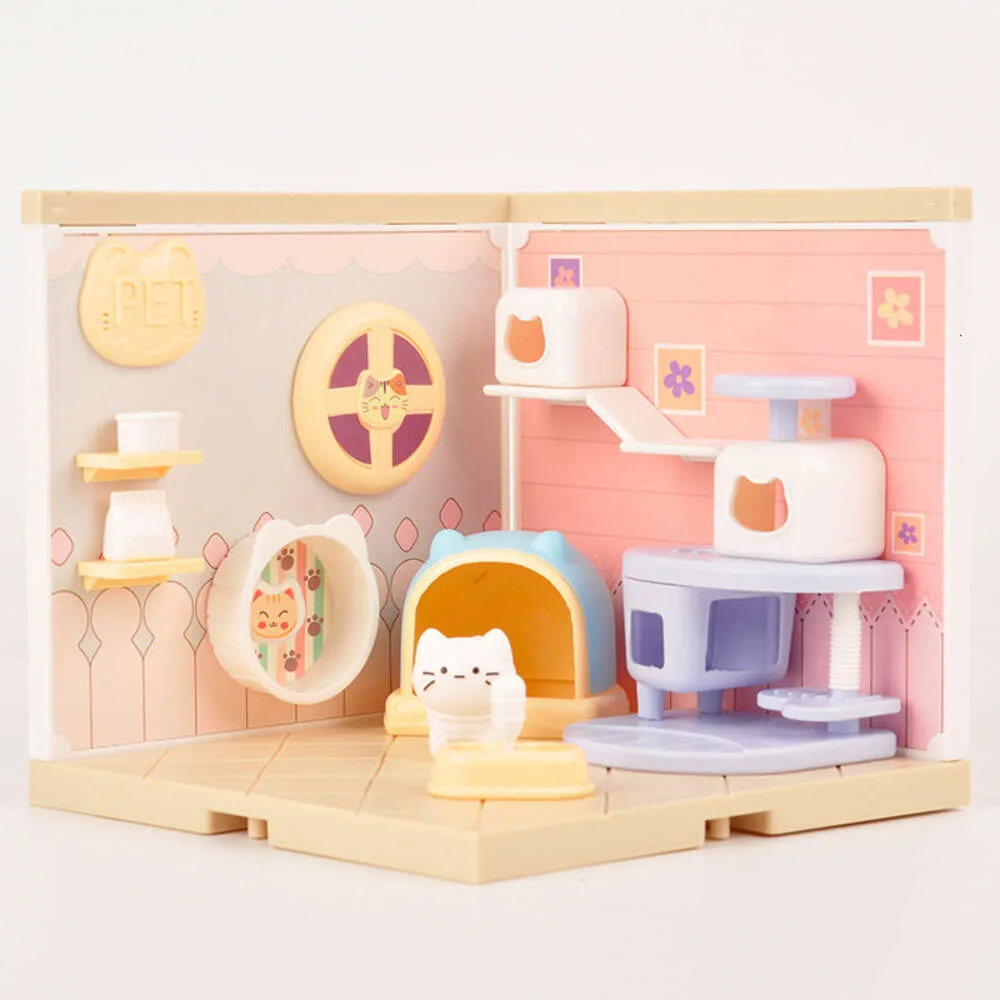 New Jiajia Toy Simulation Miniature Children's Doll House Toy Set Girl Gift Girl Toy Festival Gift Toys for Kids Miniature Items