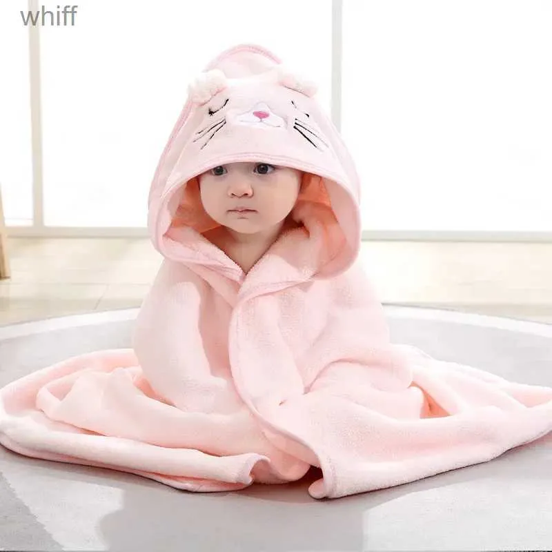 Asciugamani Accappatoi Asciugamani per neonati Asciugamani con cappuccio per neonati Accappatoio per bambini super morbido Asciugamano da bagno Coperta Caldo per dormire Swaddle Wrap per neonati maschi e ragazzeL23112