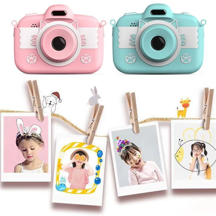 C7 Mini enfants caméra enfants jouet caméra 3 0 ''Full HD appareil photo numérique avec Silicone jouets intellectuels pour enfants Chi228Y