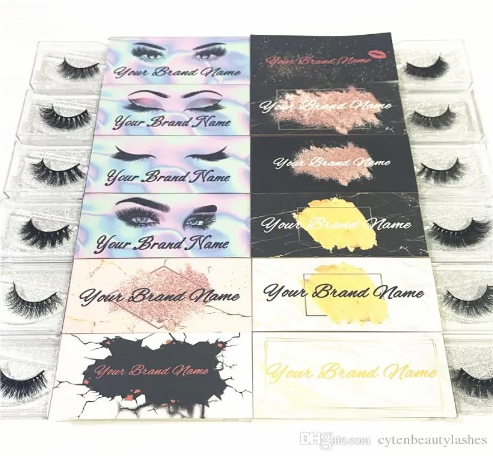 Private Sticker Label Logo for Crulty Mink Fur Lash Used for Mink Lashes Natural 3D Mink Eyelashes False Lashes2002177