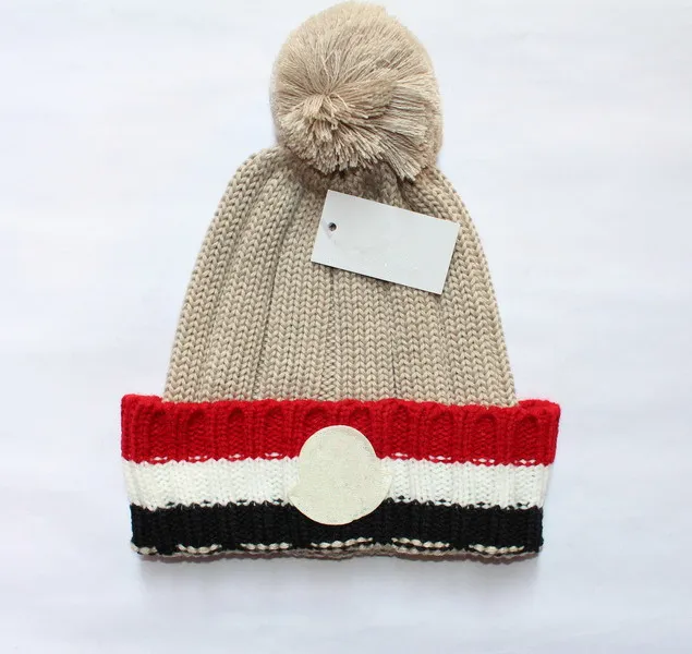 New Knitted Hat Fashion Letter Printing Cap Popular Warm Windproof Stretch Multi-color High-quality Beanie Hats Personality Street Style Couple Headwear P-2