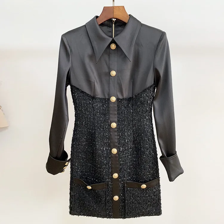 navy blue dress for baby girl How to Wear a Shirtdress in the Winter main image 0